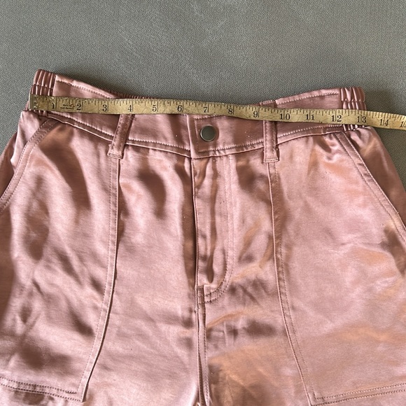 WILD FABLE SMALL SATIN CARGO JOGGERS. Rose gold color Exc Cond. Bundle2Save - Picture 8 of 9